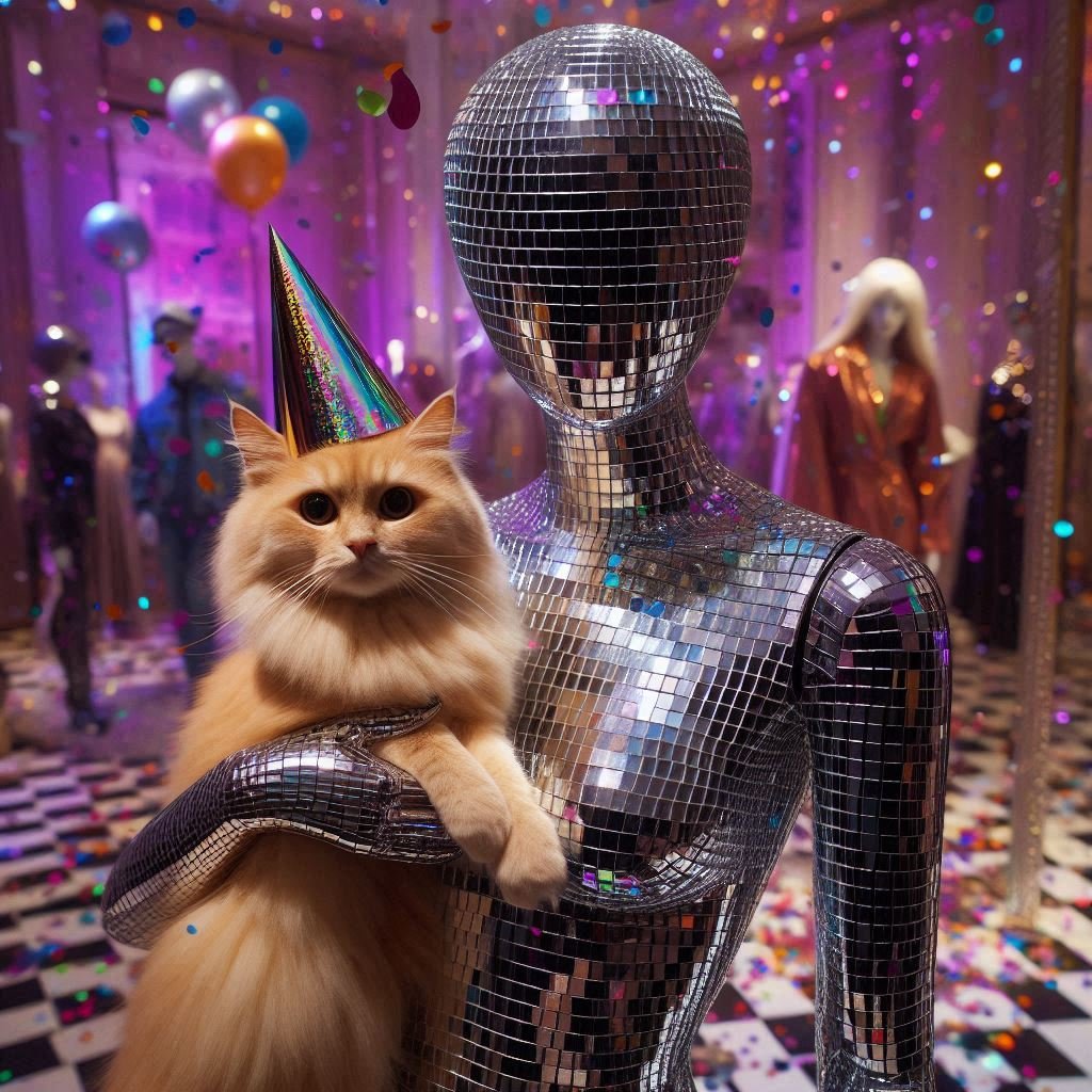 Disco Cat party artwork 12
