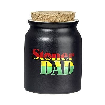 VINTAGE BUS STASH JAR – COLORFUL FLOWER BURST DESIGN