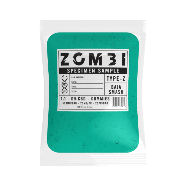 BAJA SMASH: 1:1 D9:CBD GUMMIES