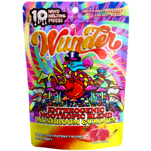 ULTRA HIGH POTENCY 7,500 MG BLEND – WUNDER ENTHEOGENIC NOOTROPIC BLEND MUSHROOM GUMMIES